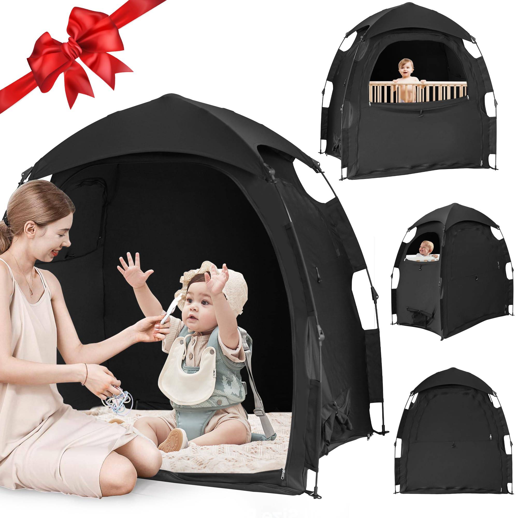 Crib Blackout Cover for Pack N Play Tent - photo 3