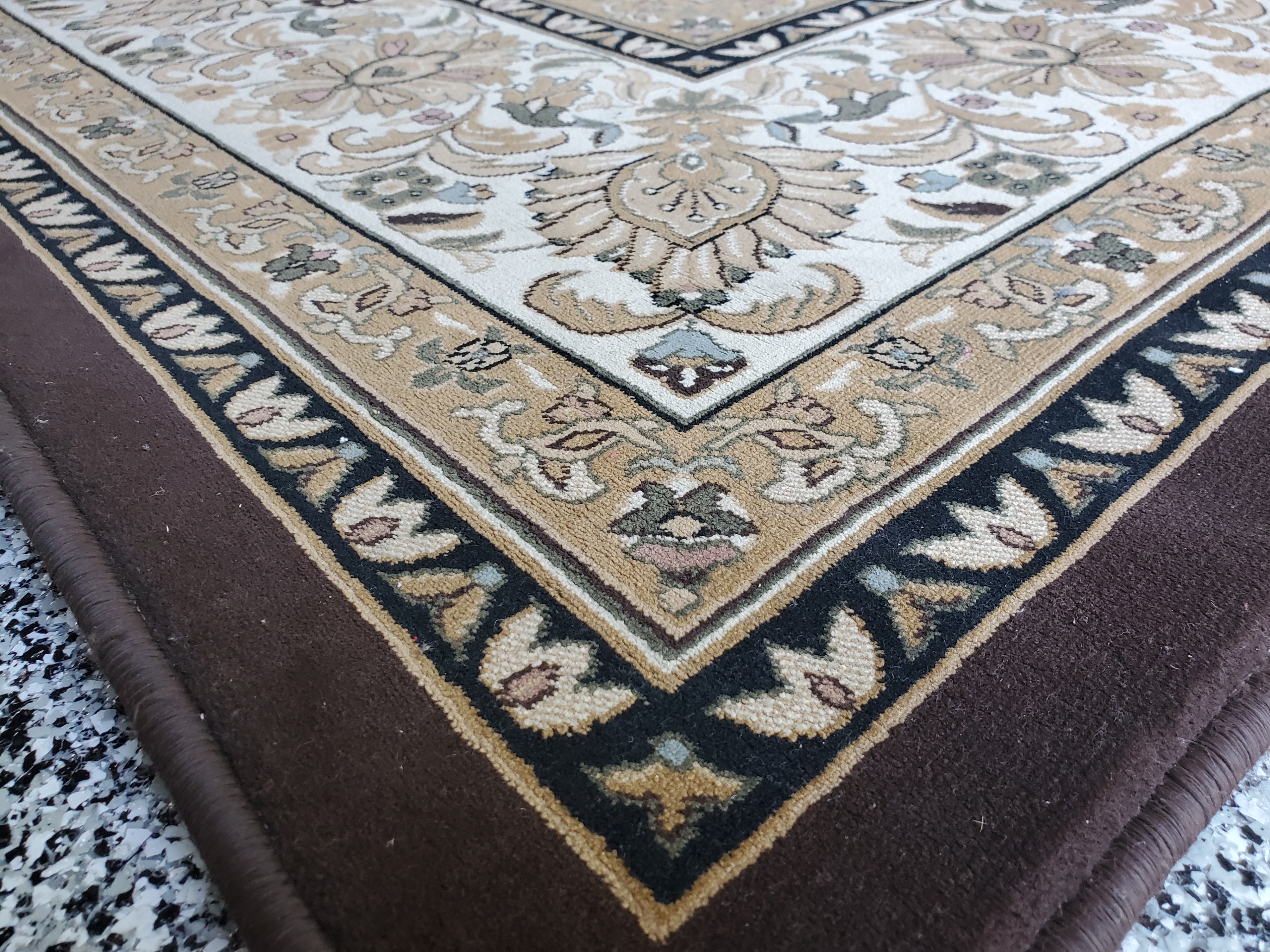 Large Decorative Persian-style Rug (Brown/Cream/Tan) - photo 2