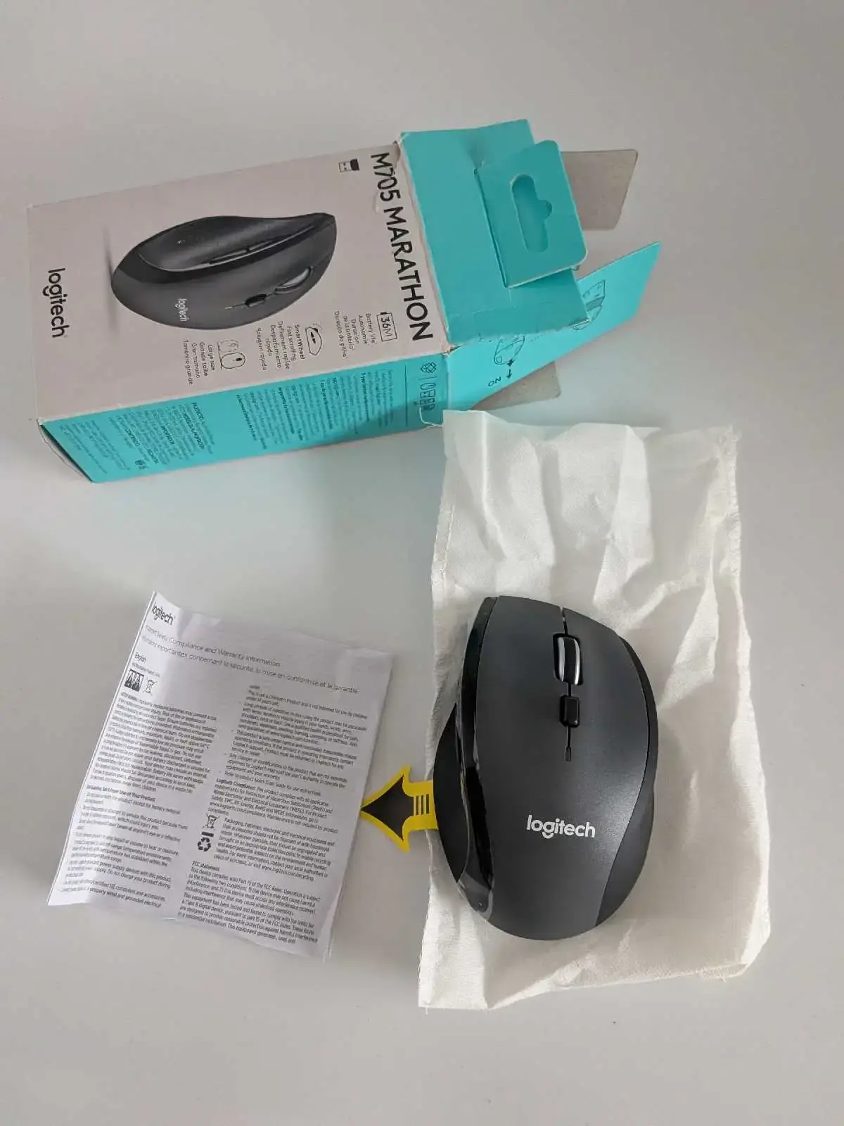 Logitech M705 Marathon Wireless Mouse - photo 4