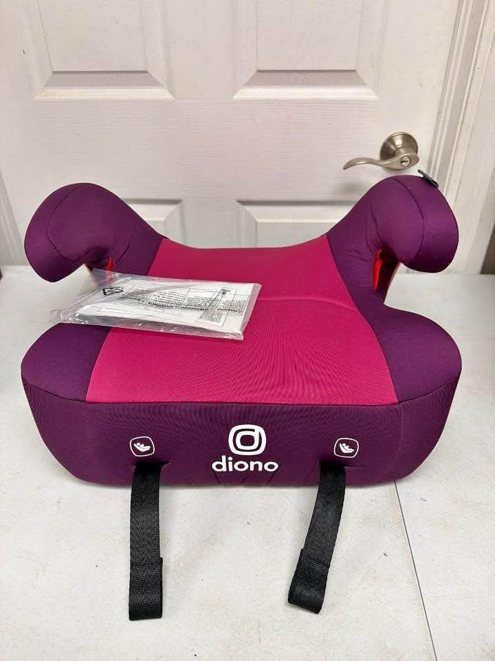 New Diono Solana 2 XL Backless Belt-Positioning Booster Car Seat