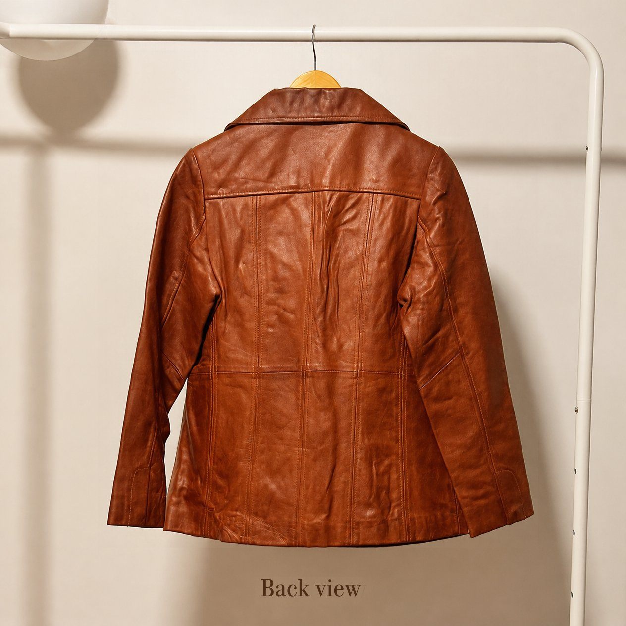JKT-052 — Women's Bitonto leather blazer — brand new, size L - photo 3