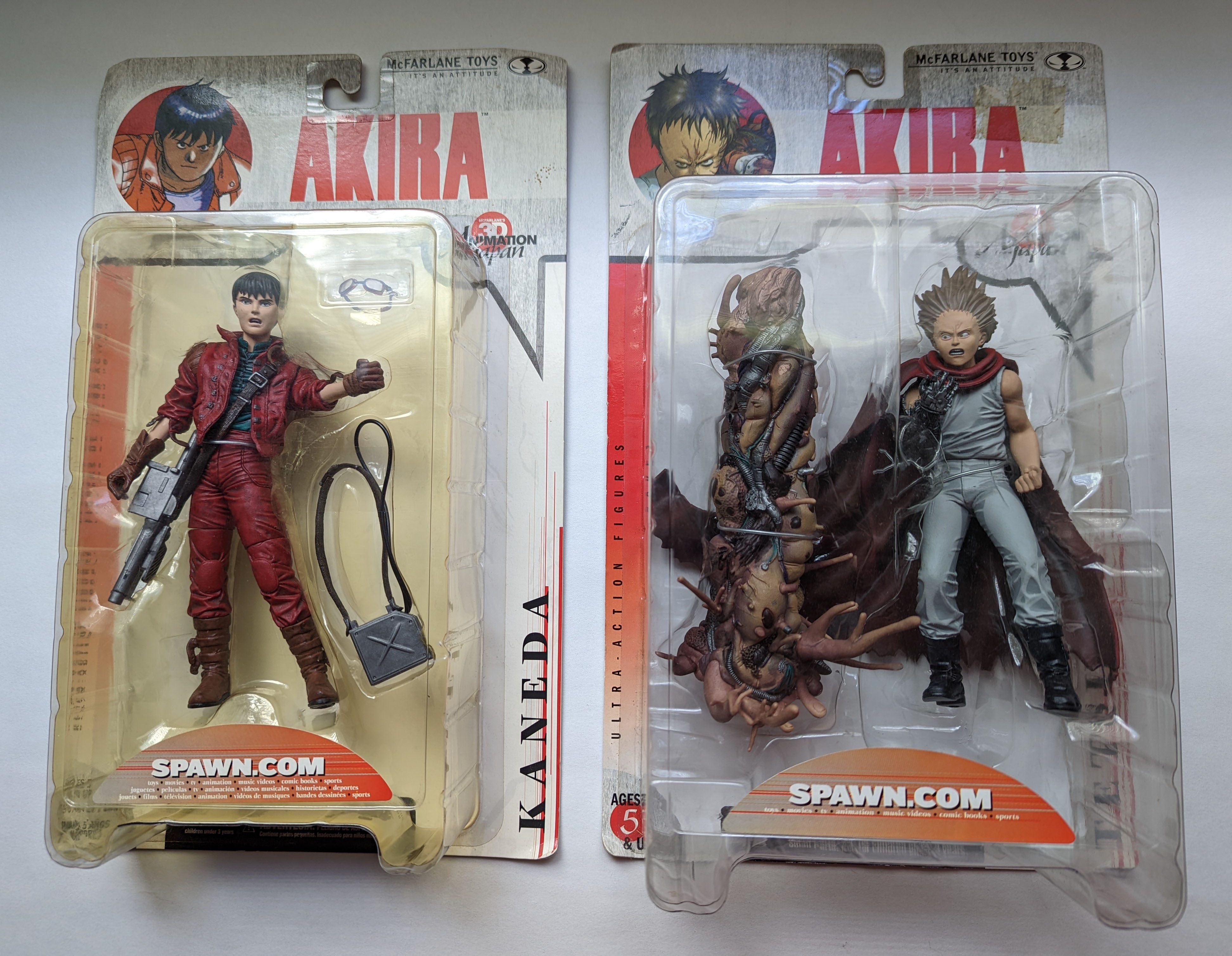 AKIRA Action Figures - Kaneda & Tetsuo