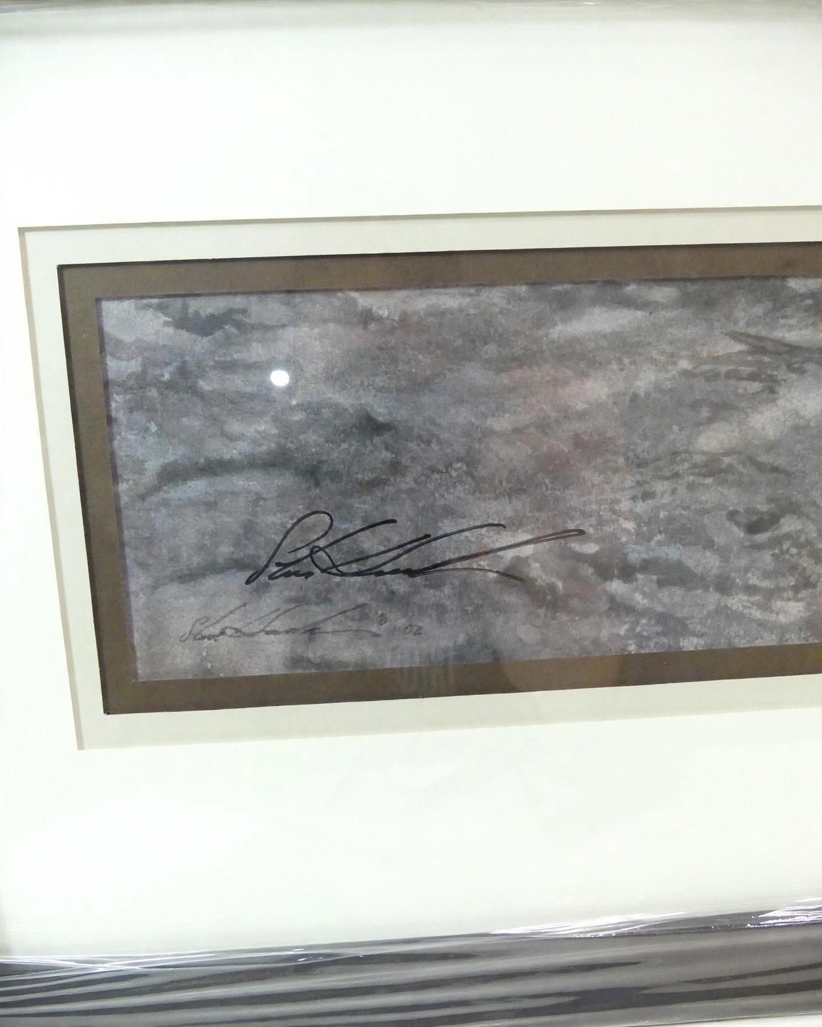 Steve Hanks Connections Signed Print Framed Horses - photo 4