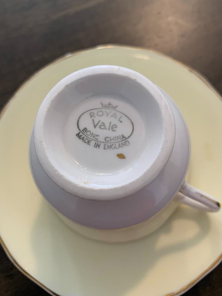 Royal Vale Bone China Teacup and Saucer - photo 2