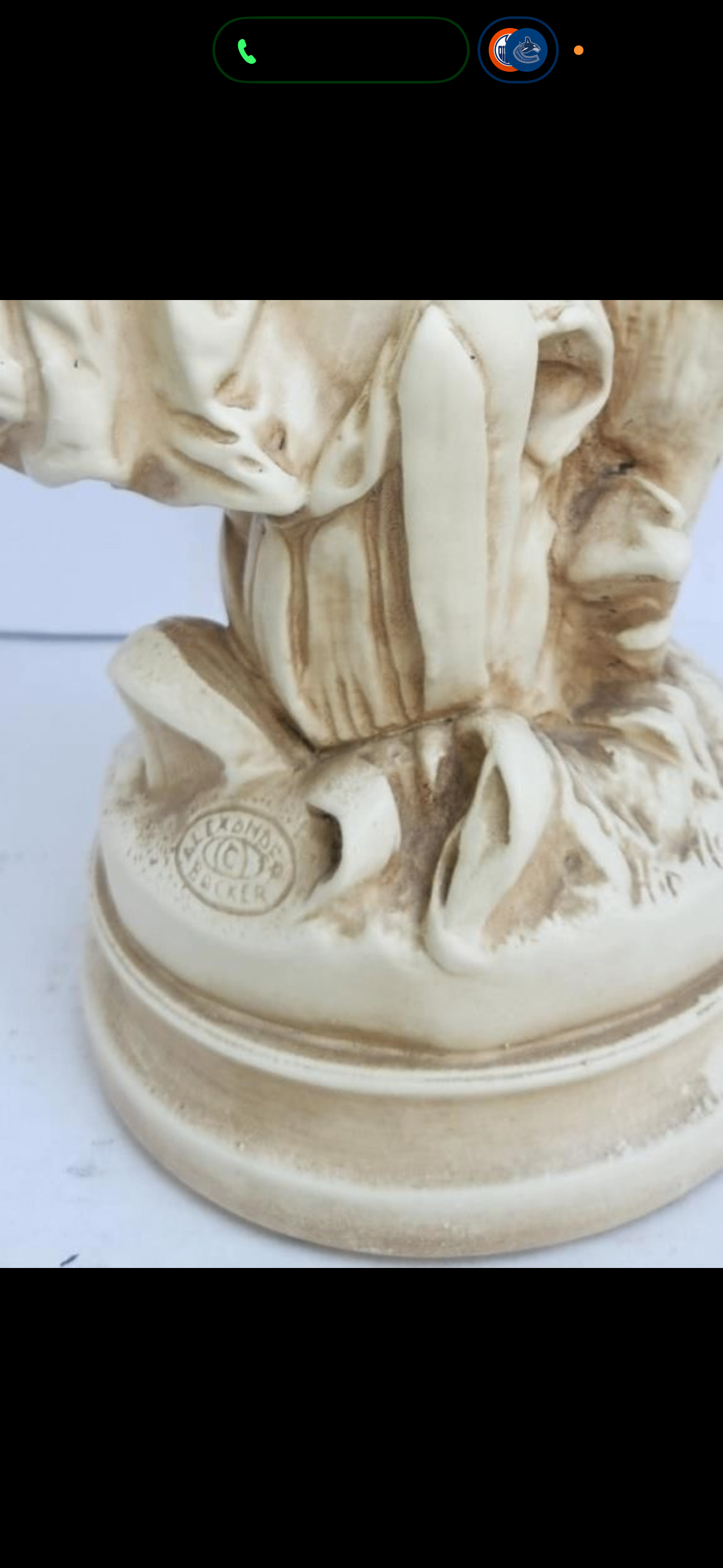 MCM Hip Moreau Statue-Alexandre Backer Figurine - photo 5