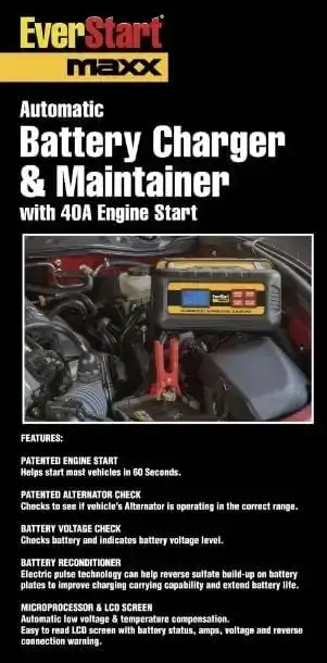 EverStart Maxx 15 Amp Battery Charger and Maintainer - photo 4