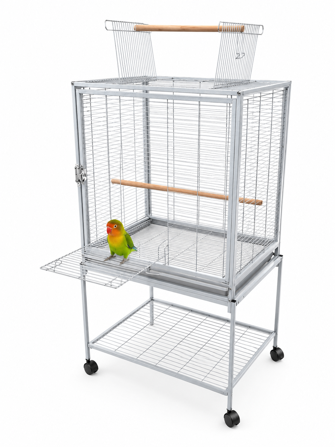 24X16" Open Top Parrot Cage with Rolling Stand - photo 3