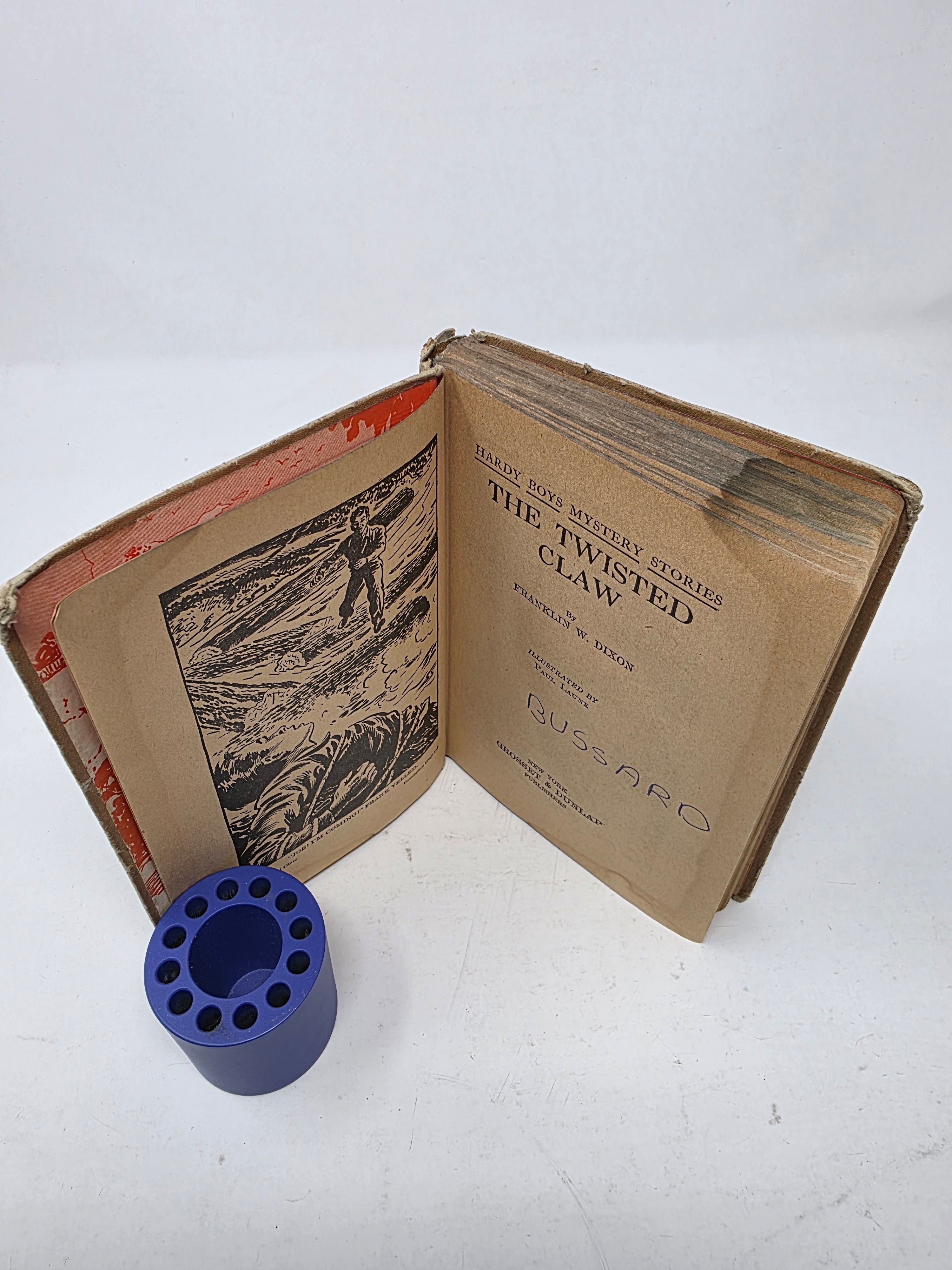 Vintage Hardy Boys Books Lot of 3 1939 1950s - photo 3