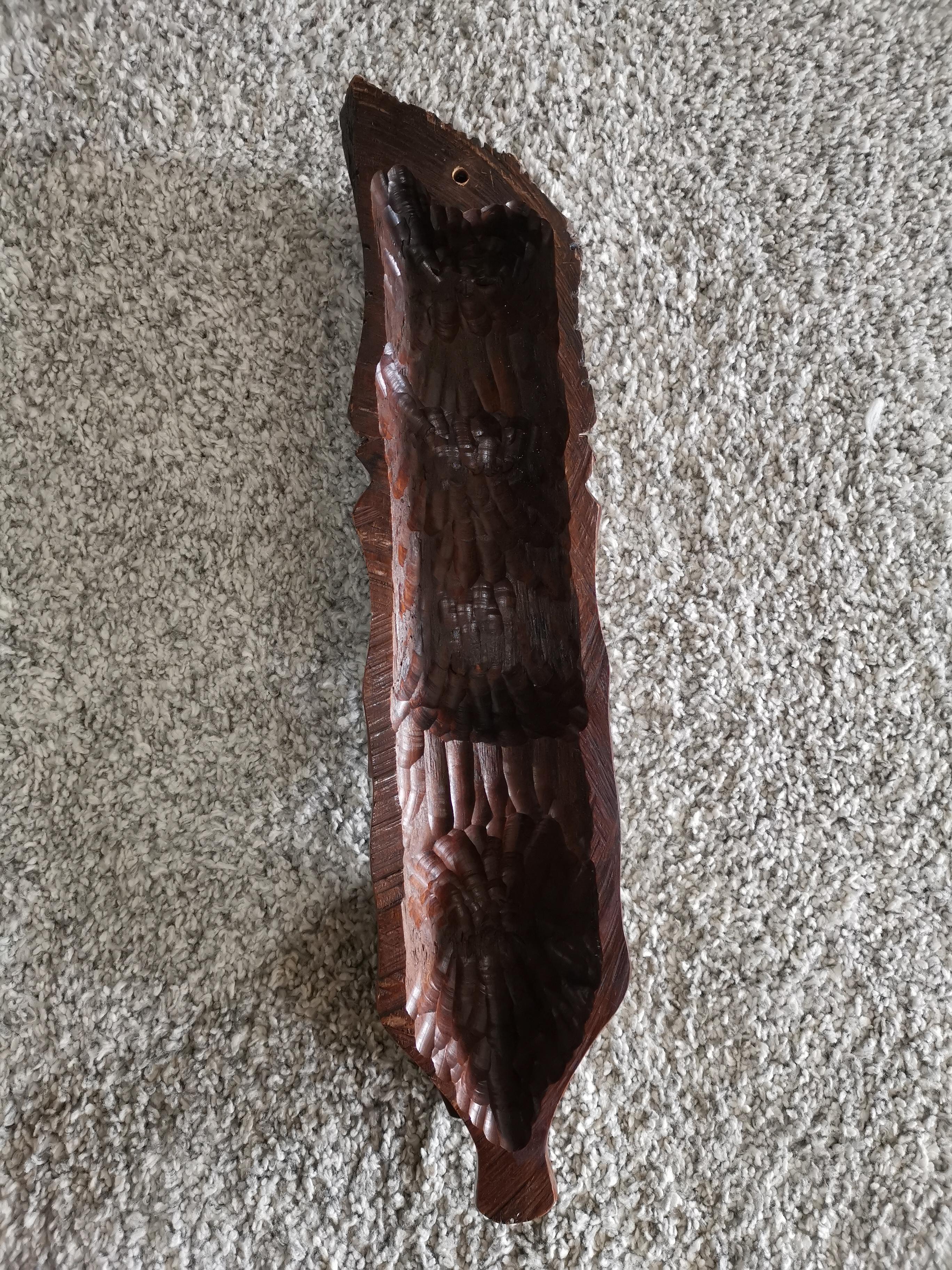 Solid Wood Tribal Mask - photo 2