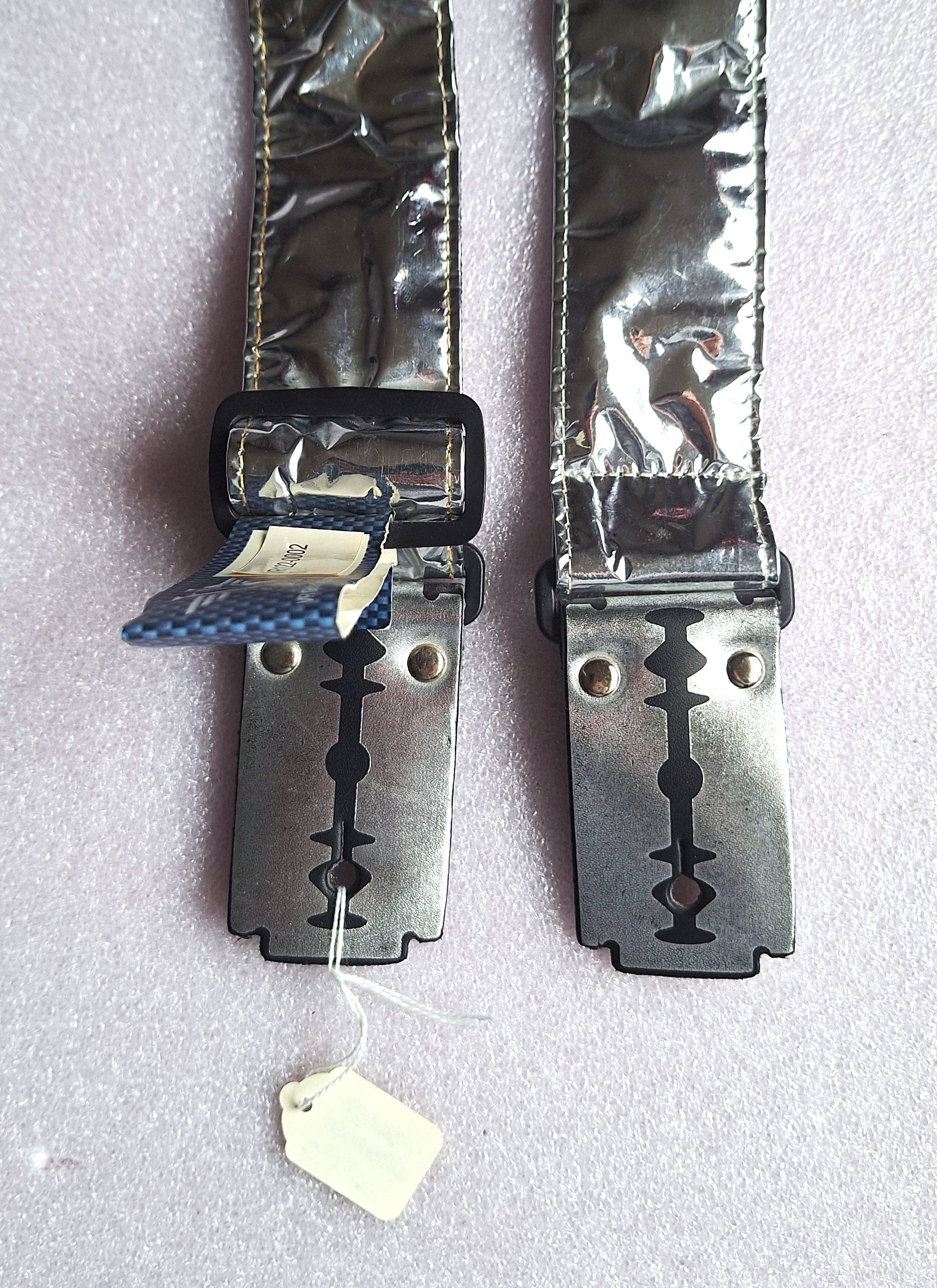 VR Guitar Strap Company Silver Razor Blade Strap - photo 2