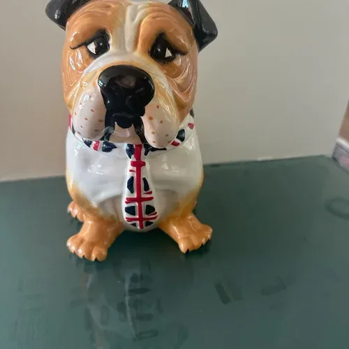 Ceramic Bulldog Figurine