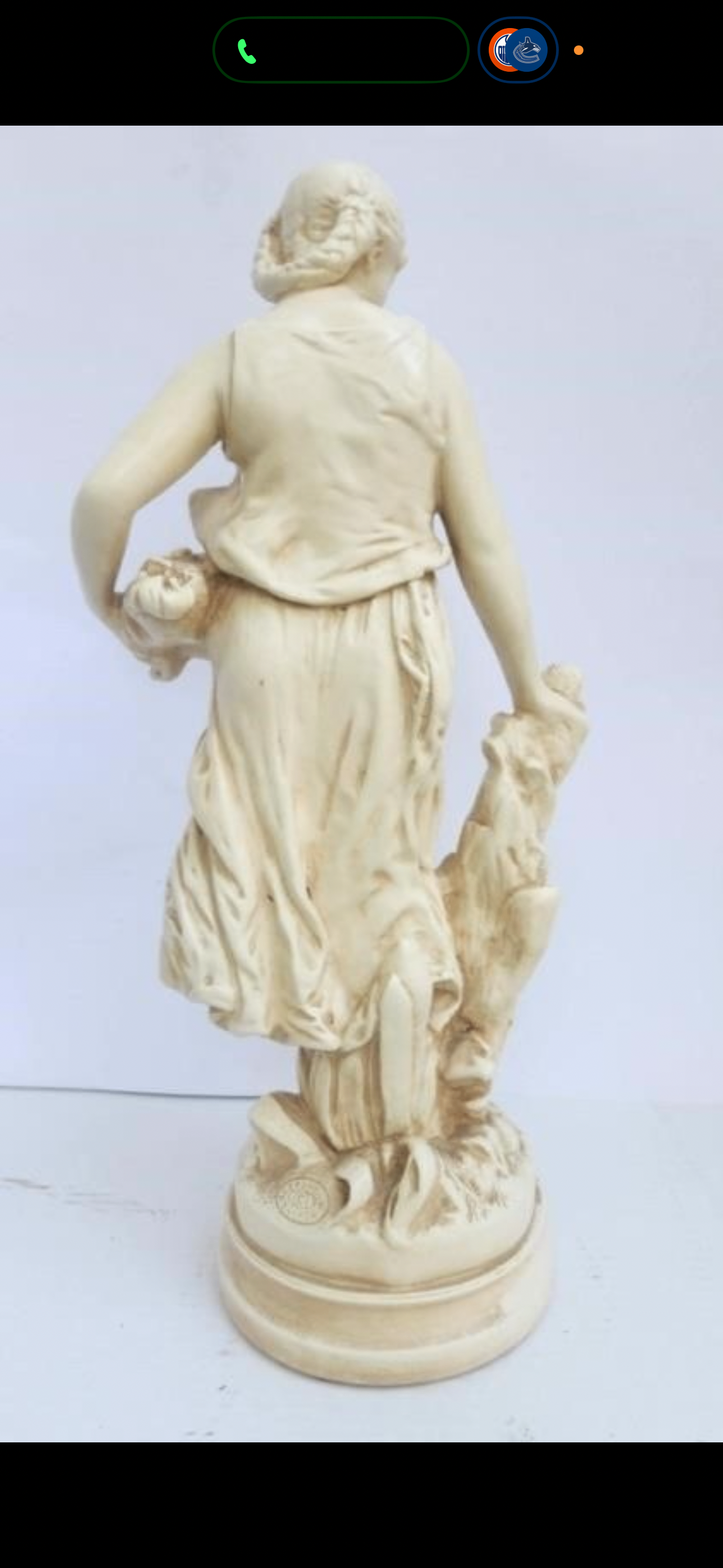 MCM Hip Moreau Statue-Alexandre Backer Figurine - photo 3