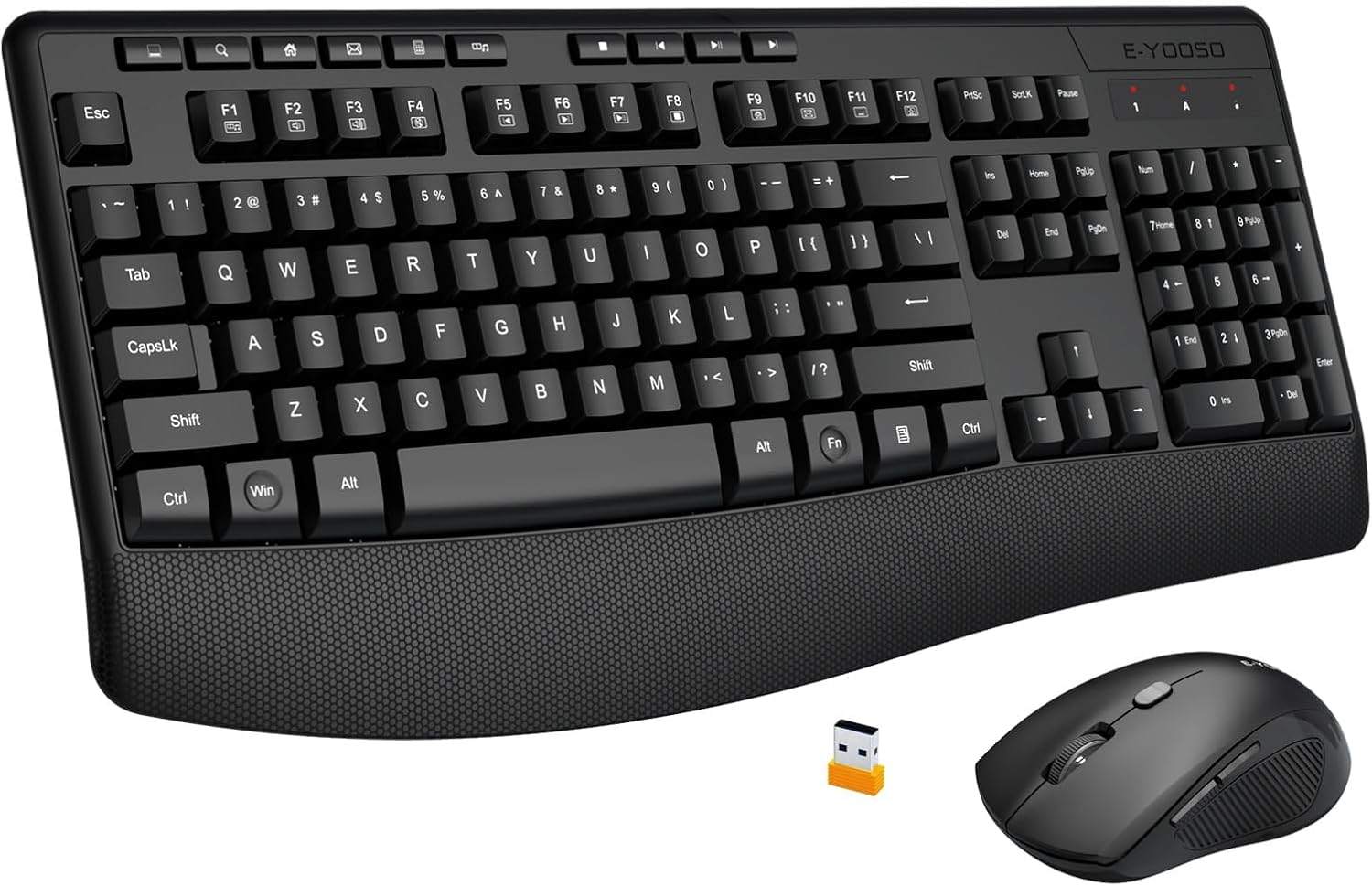 Silent Ergonomic Full-Size Keyboard & Mouse Combo - photo 3