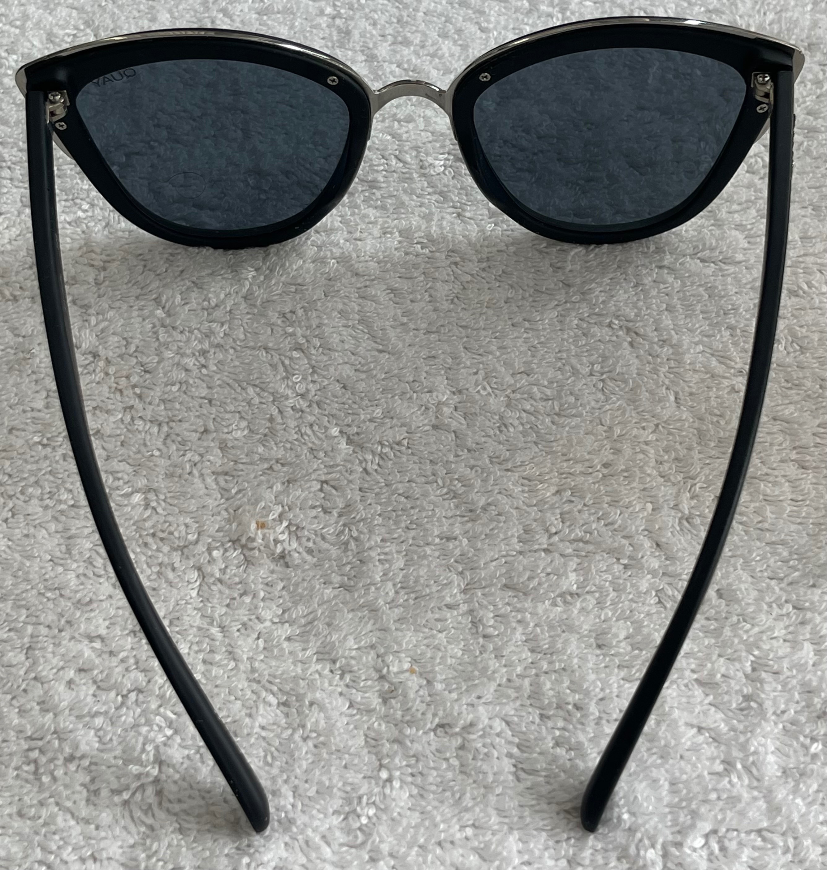 Quay Australia "My Girl" Black & Silver Sunglasses Frame - photo 4