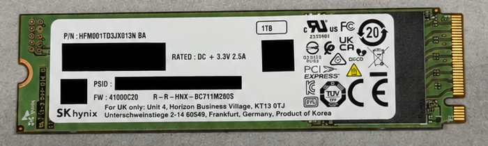 1TB SK Hynix M.2 OEM Drives - photo 3