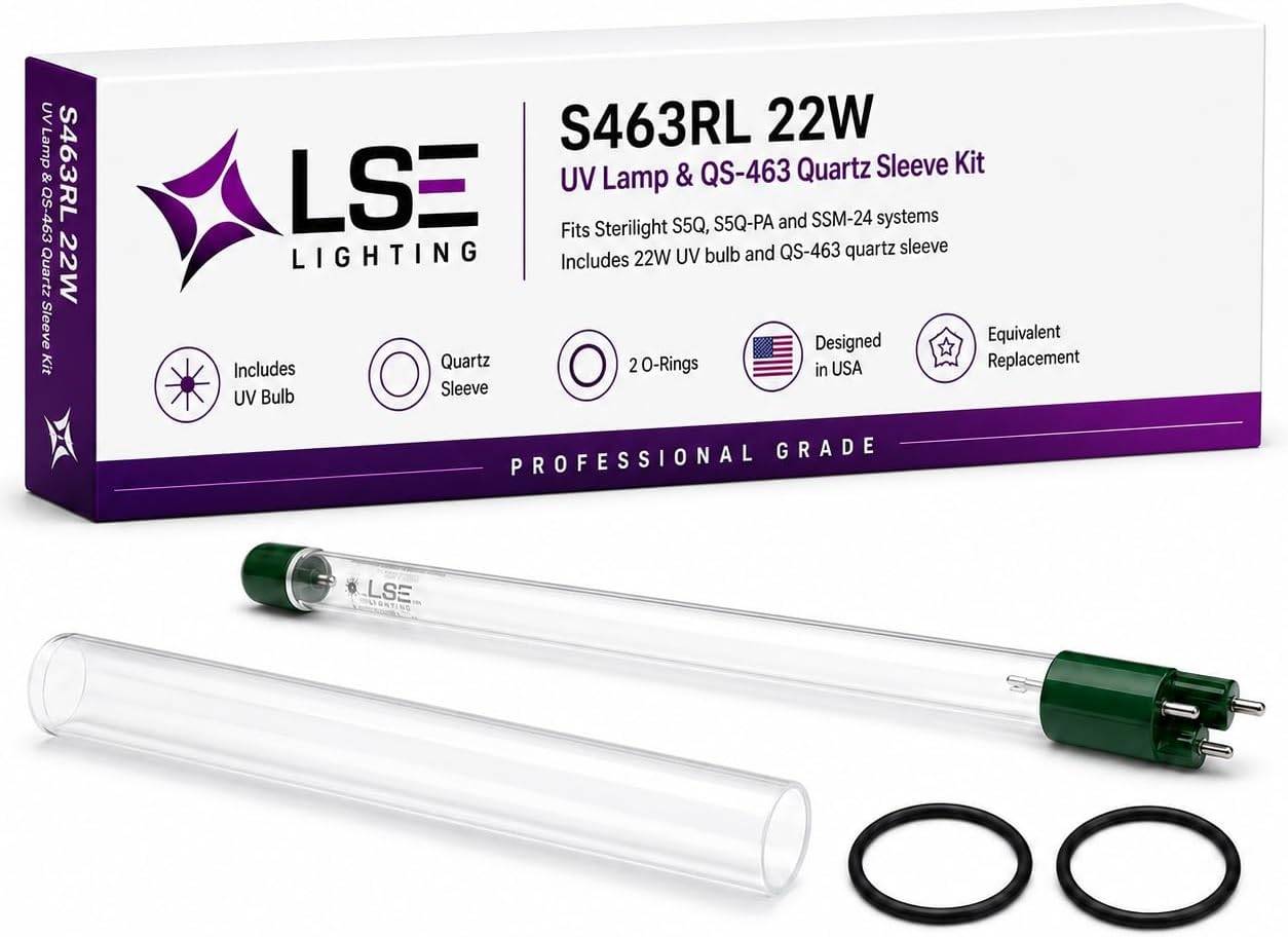 UV Lamps & Quartz Sleeve Kits, 602806, 602733, S463RL, QS-463, T - photo 2
