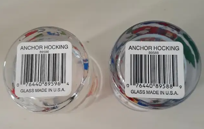 2 Vintage Anchor Hocking Christmas Glass Votive Candle Holders - photo 5