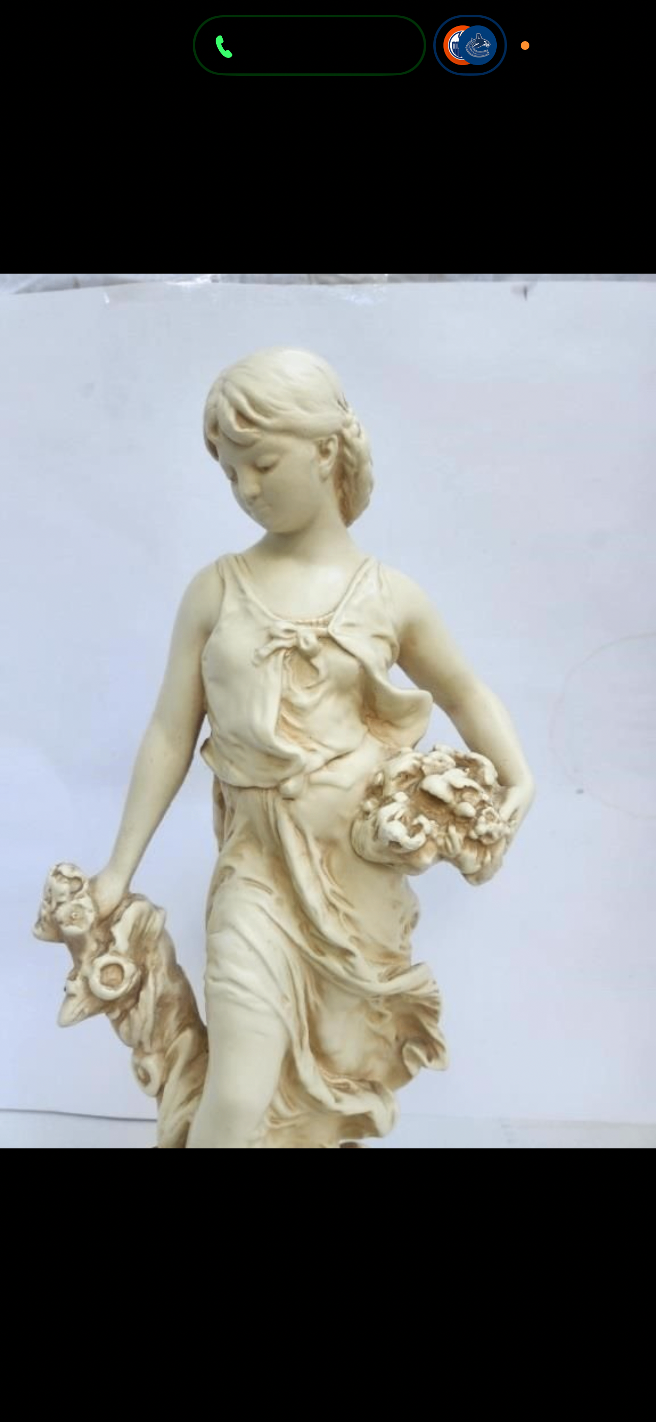 MCM Hip Moreau Statue-Alexandre Backer Figurine - photo 2