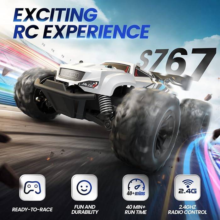 DEERC S767 Galaxy Pulse RC Monster Truck