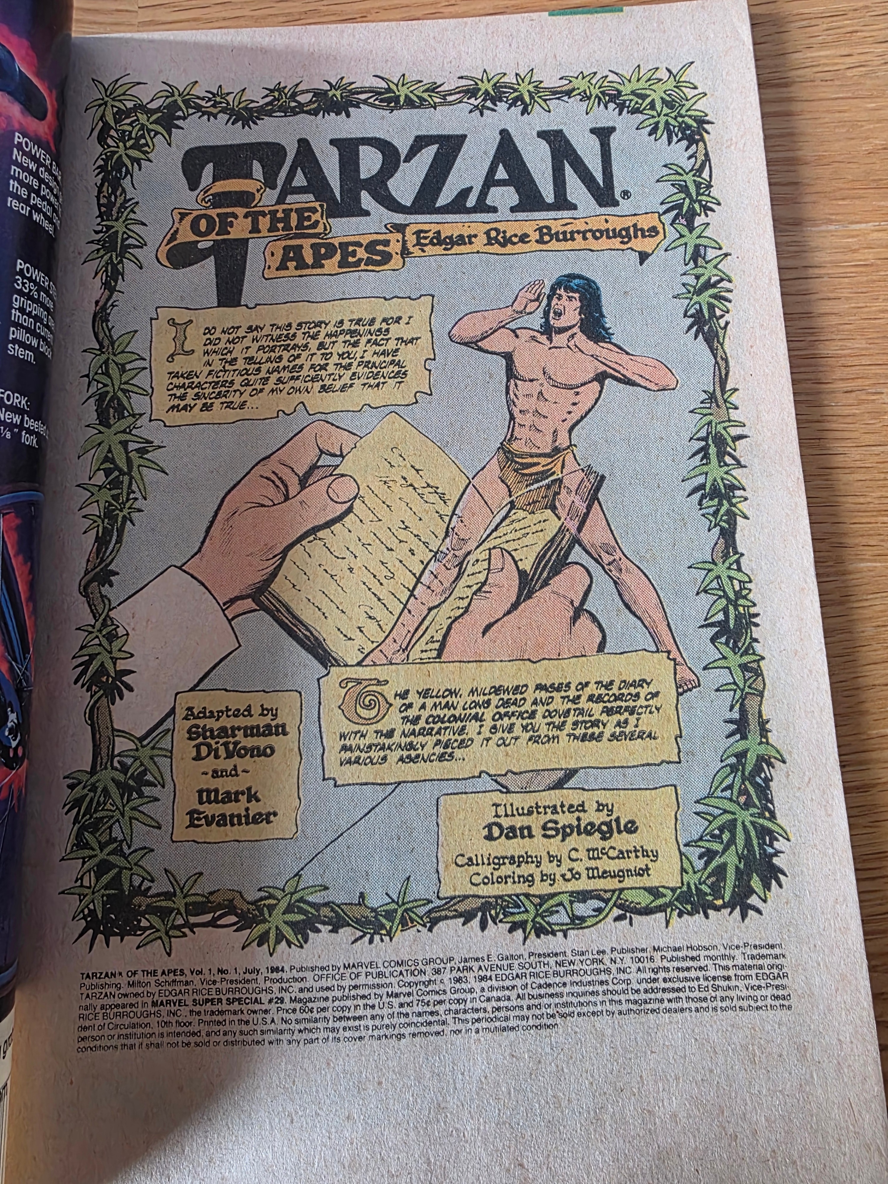 Tarzan of the Apes Marvel Limited Series #1-2 - photo 5