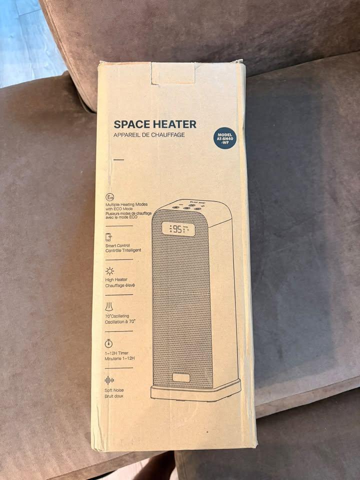 MORENTO Compact Ceramic Space Heater 1500W | PRICED TO MOVE - photo 2