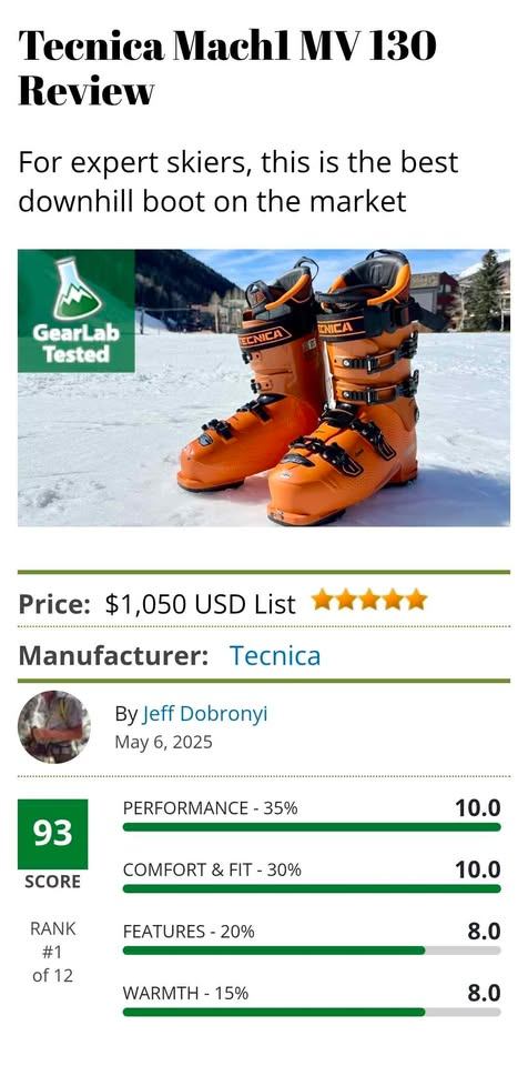 Tecnica Mach 1 Ski Boots Women 24.5 - photo 2