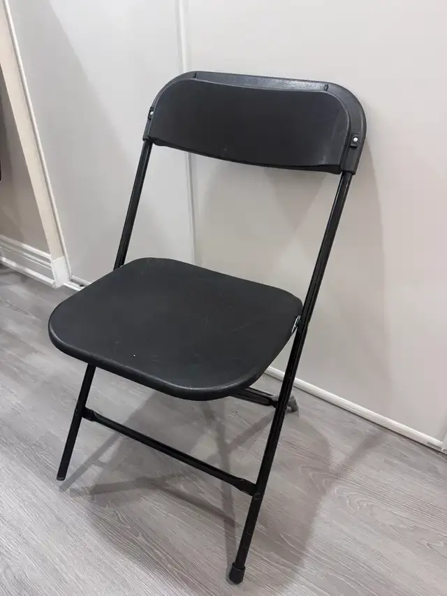 20 Black Folding Chairs | $15 Each or $220 for All - photo 2