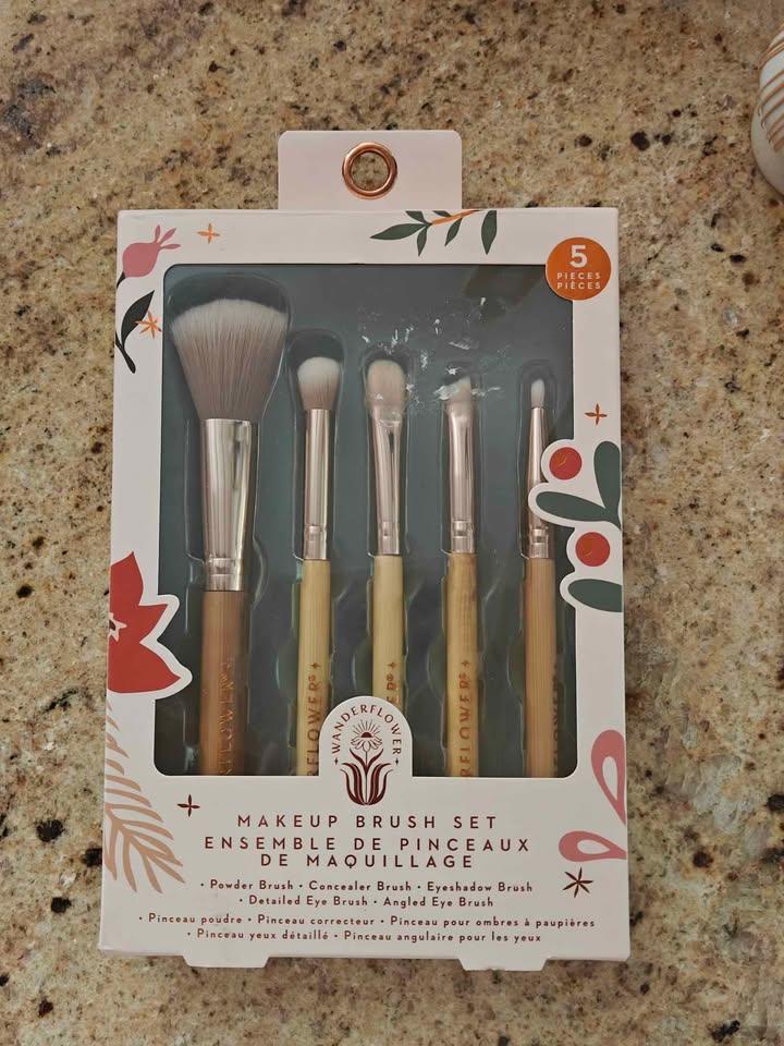 5-Piece Makeup Brush Set