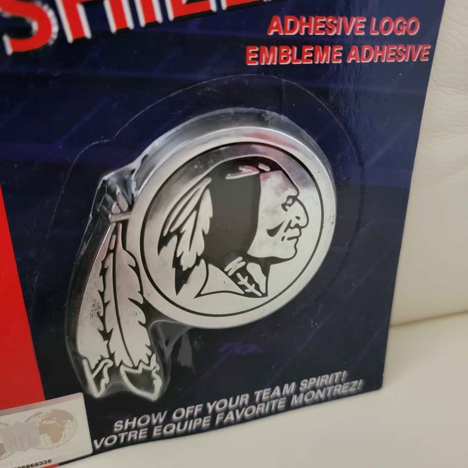 Washington Redskins NFL SHIELD-IT! Chrome plastic Emblem - NEW - photo 2