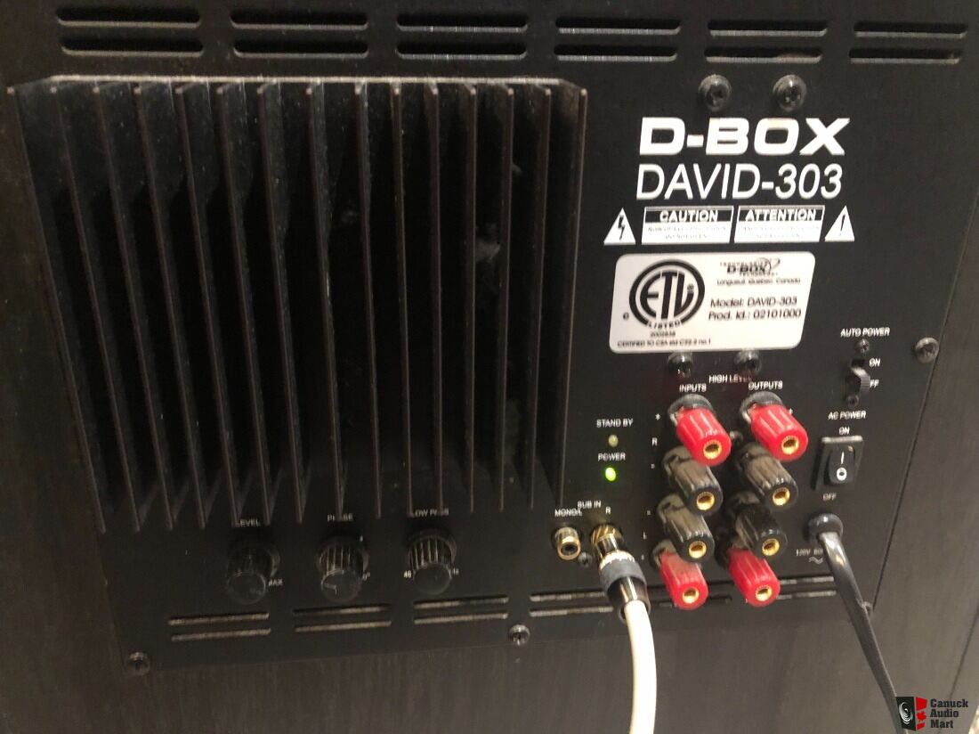D-Box David-303 Powered Subwoofer - Deep, Crisp Bass! - photo 3