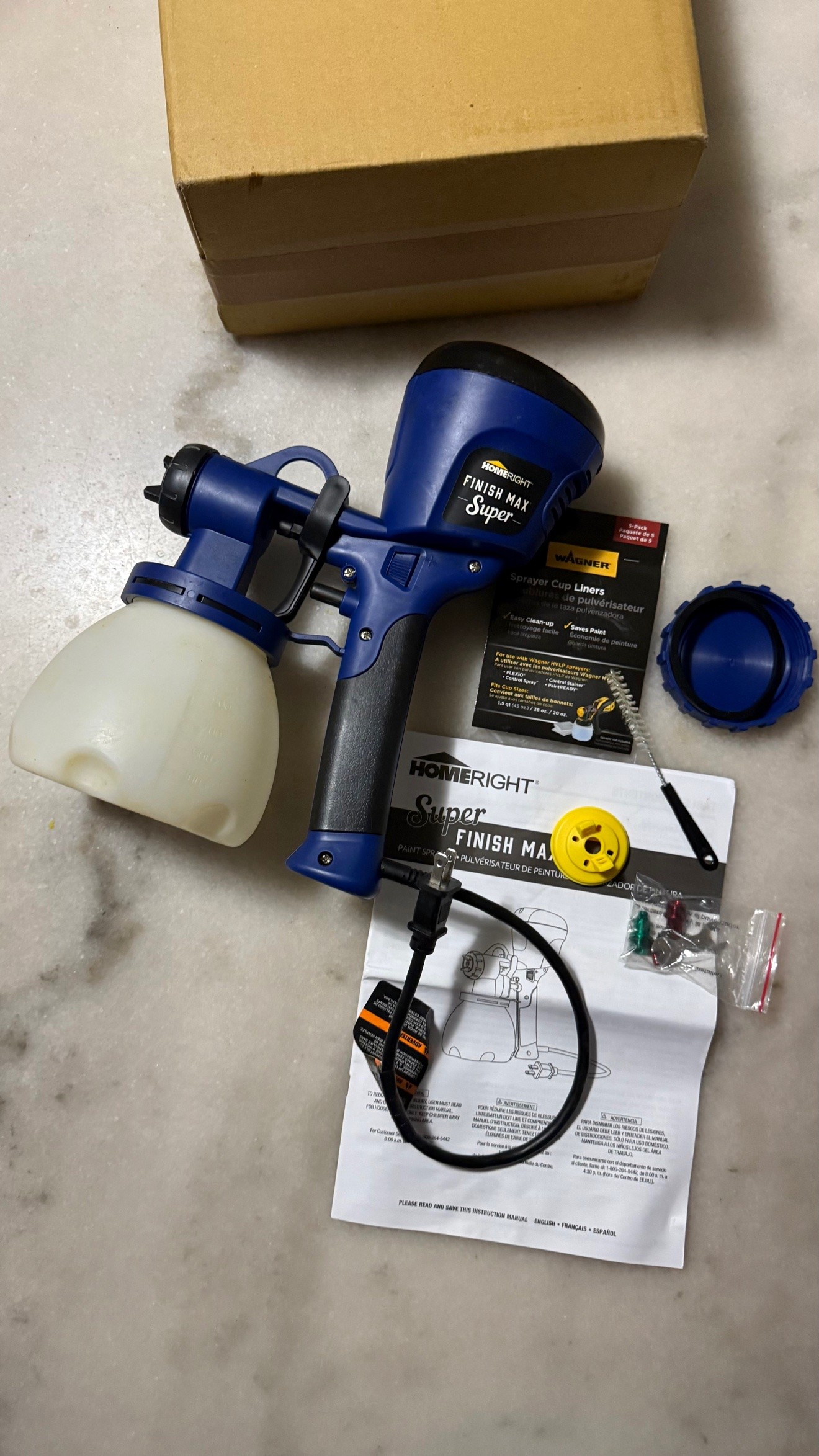 Used HomeRight Super Finish Max HVLP Paint Sprayer