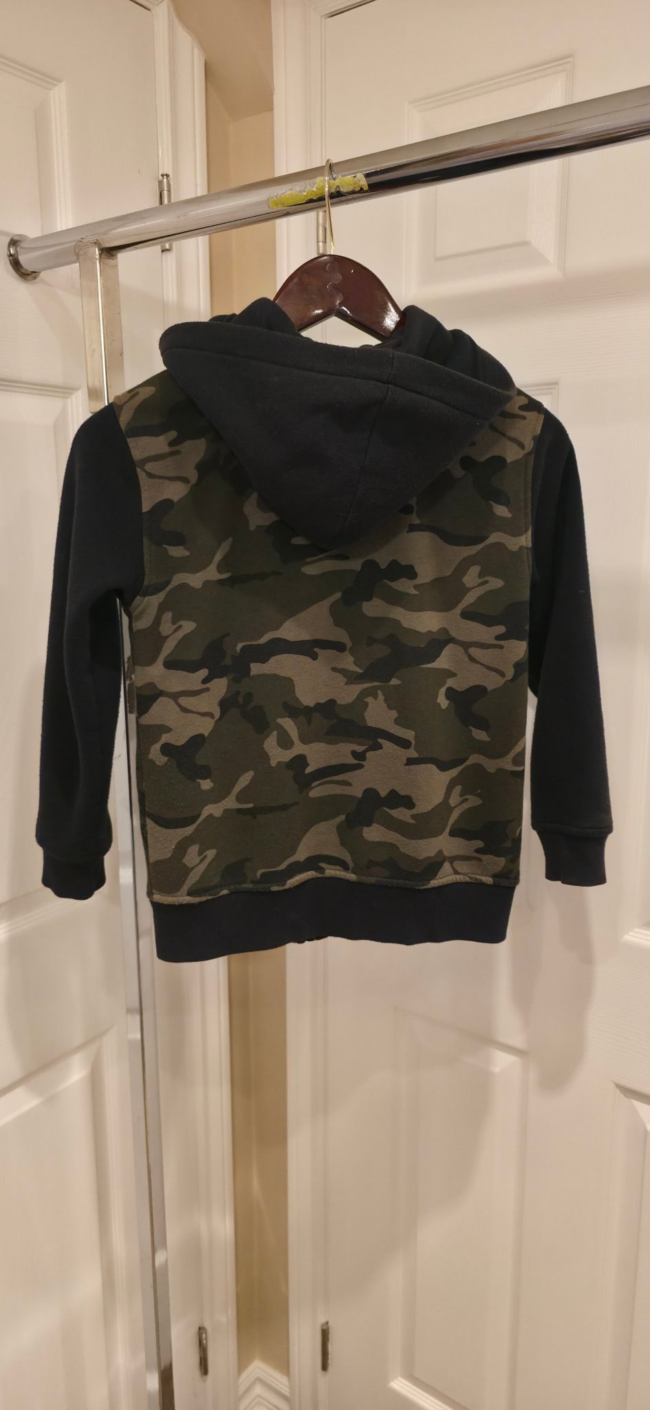 Kids George camo full-zip hooded fleece jacket size 7-8 - photo 2