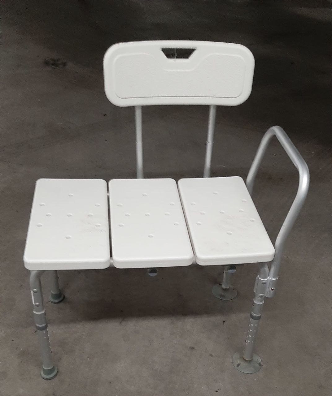 Bath Transfer Bench with Backrest – Height Adjustable