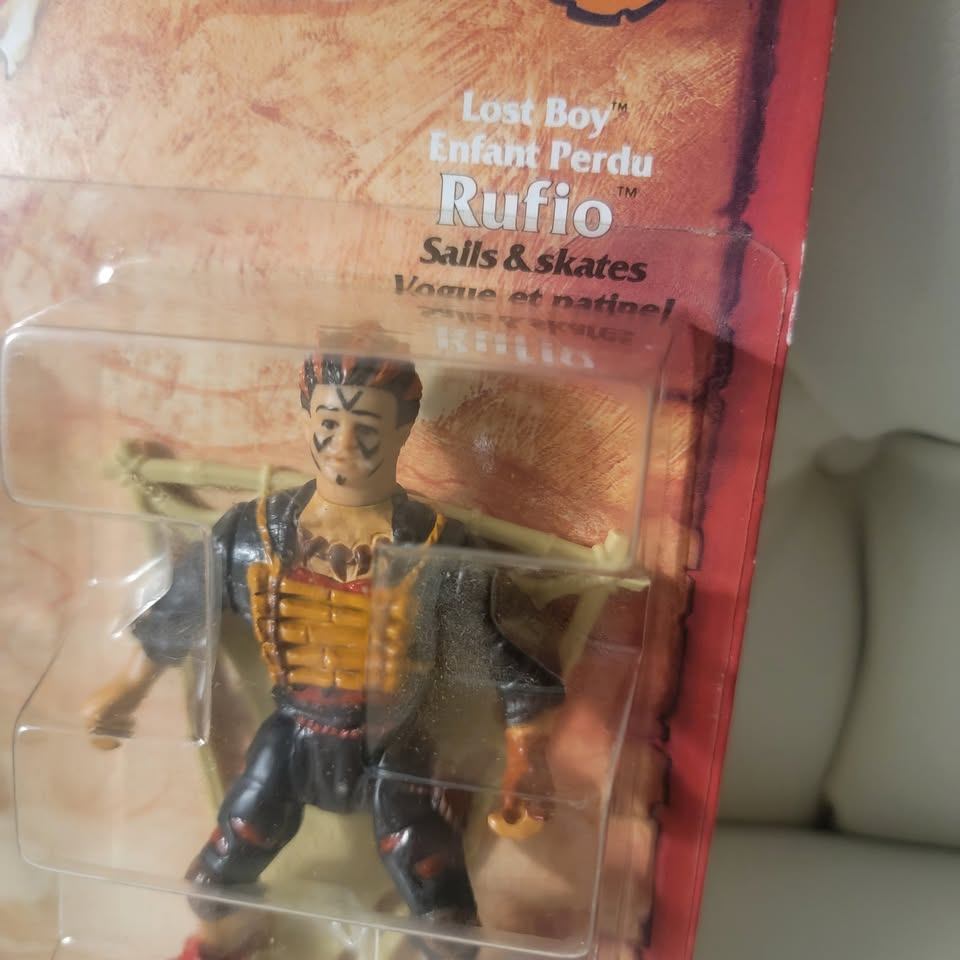 Vintage 1991 Mattel HOOK Rufio Action Figure w/ Sails & Skates - photo 2