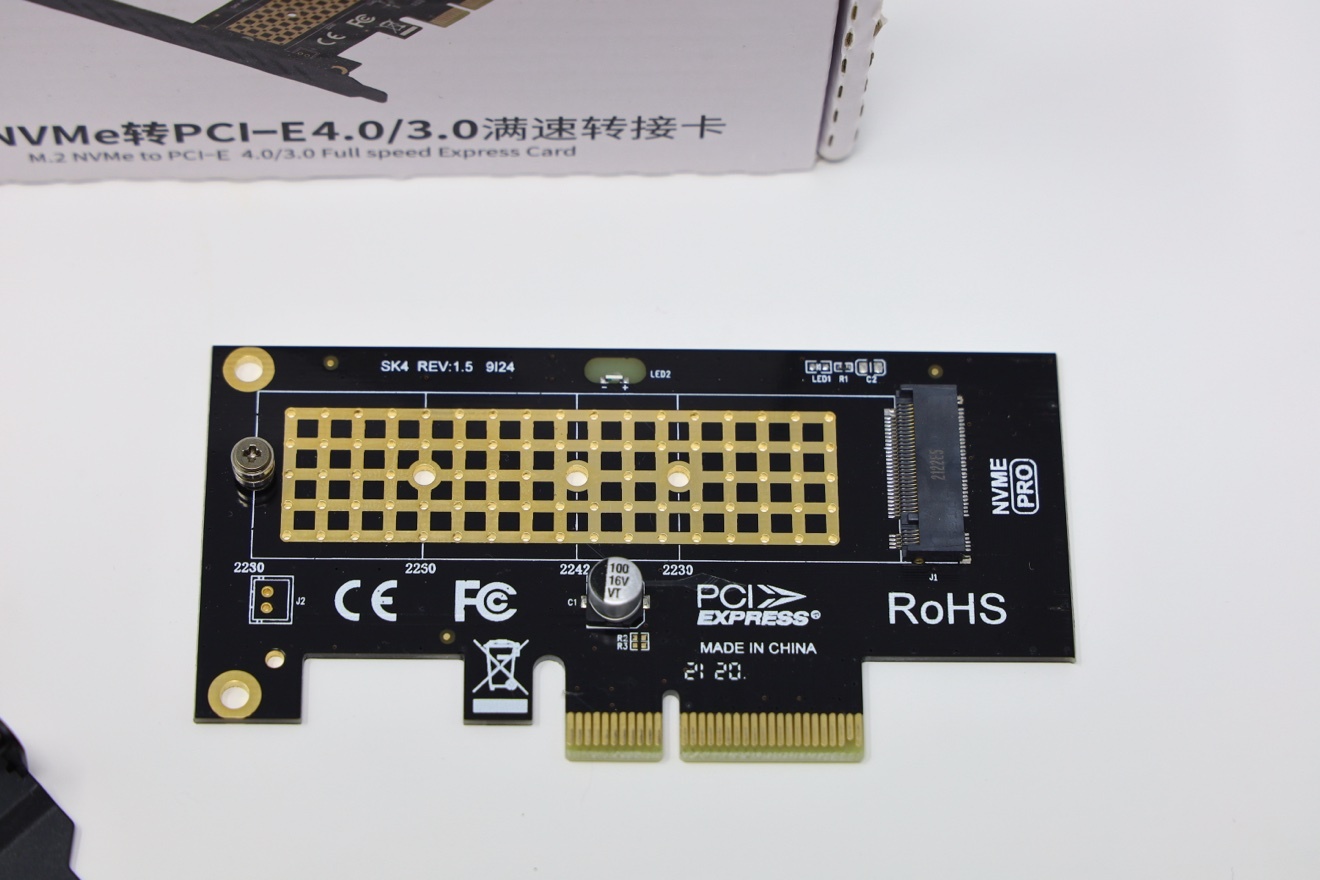 JEYI M.2 NVMe to PCI-E Adapter Card - photo 3