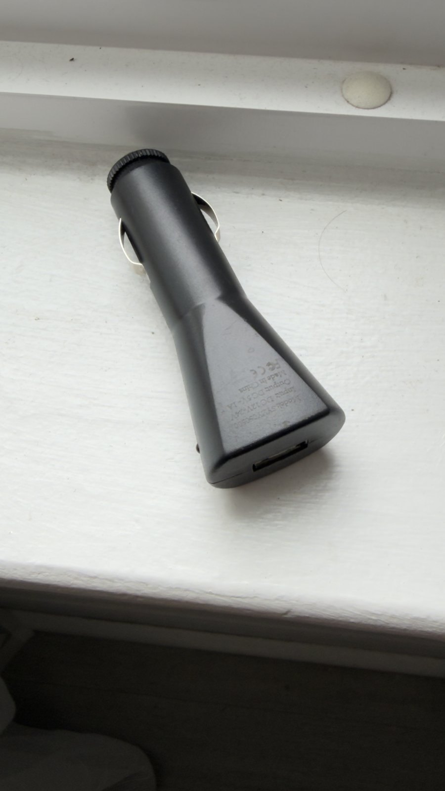 Single USB Car Charger – 5V 1A, 12–24V