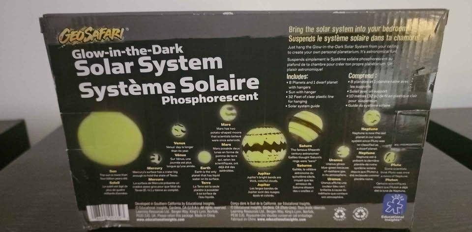 New Glow-In-the-Dark Solar System by Geosafari - photo 2