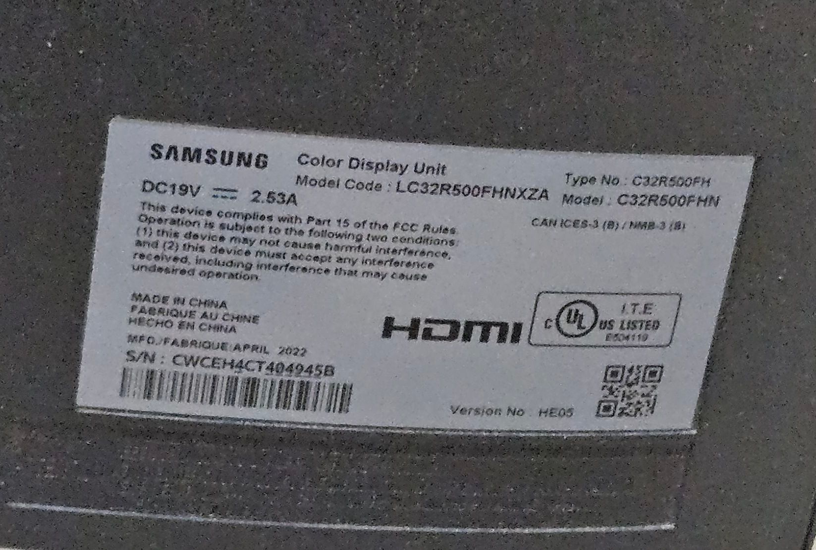 Samsung 32" Class CR50 Curved Full HD Monitor - photo 3