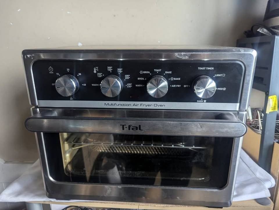 T-fal Toaster Oven Air Fryer Combo Stainless Steel 9 in 1,