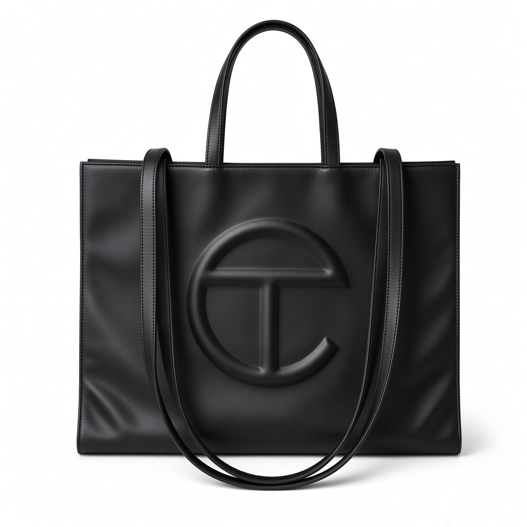Telfar Large Shopping Bag Black