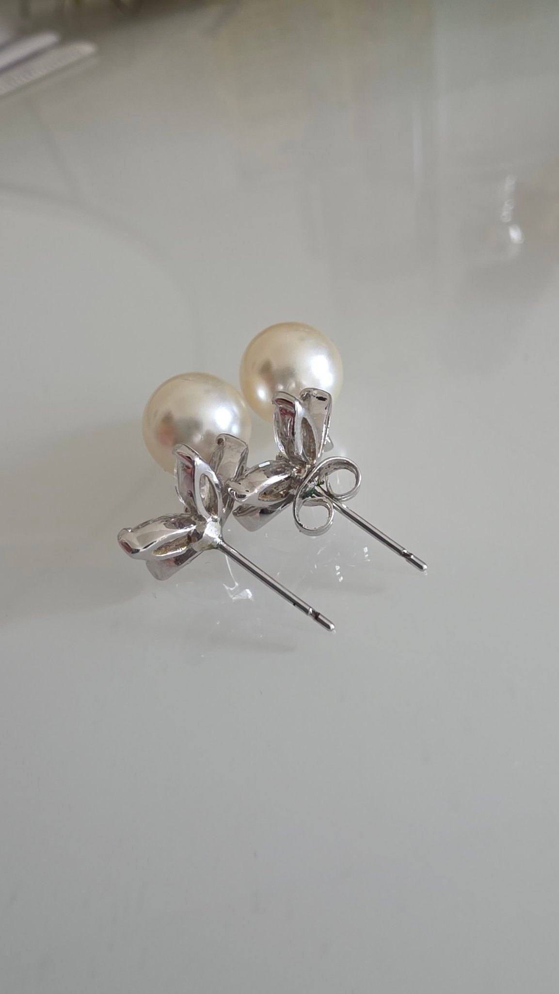 Assorted Earrings: Pearl Studs, Black Dangles & Crystal Drops - photo 3
