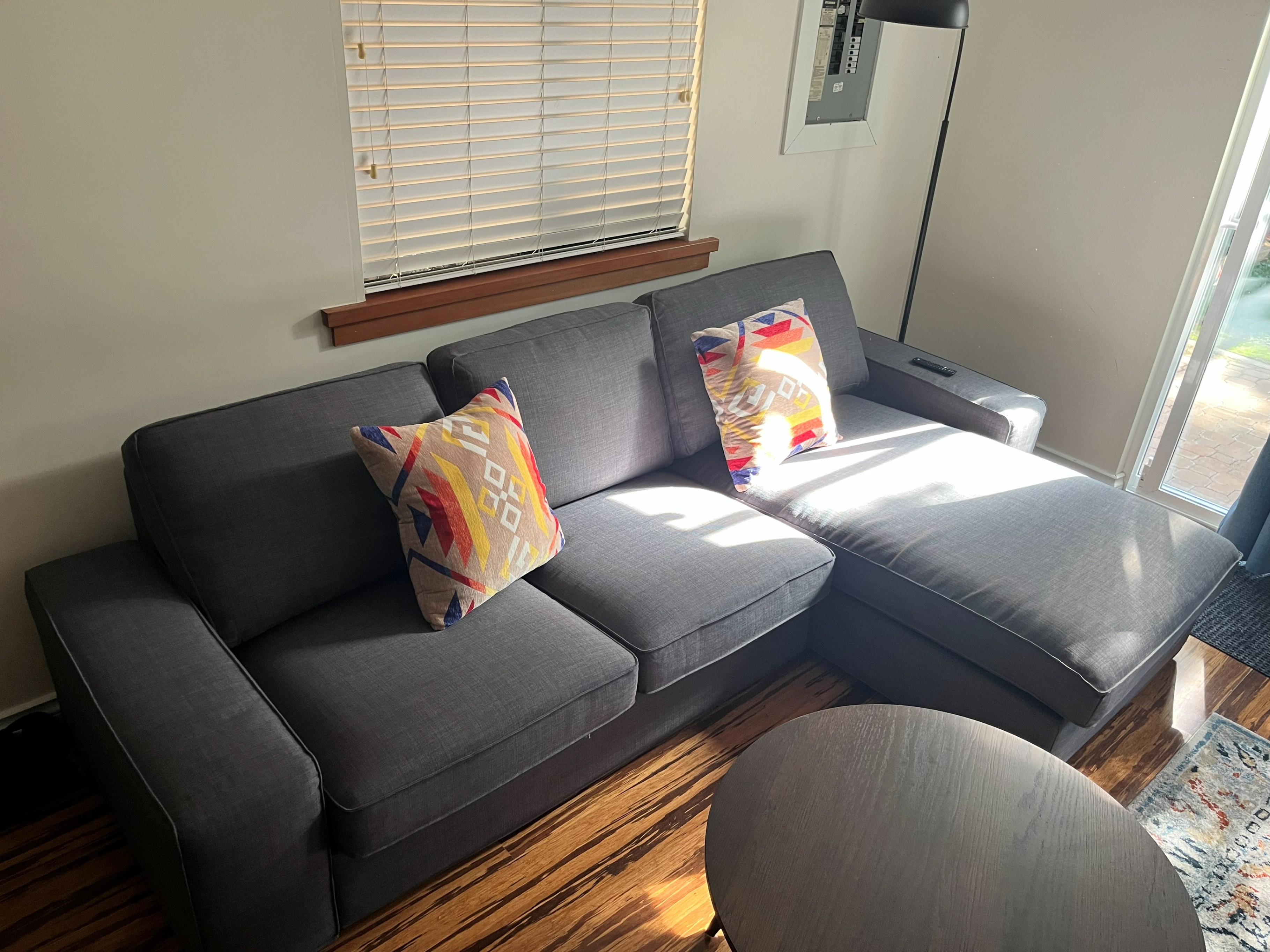 IKEA KIVIK Reversible Grey Sectional Sofa