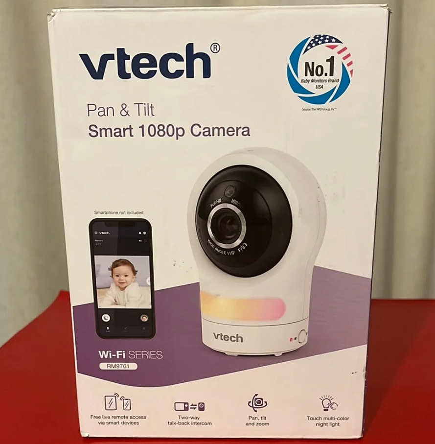 VTech RM9761 Pan & Tilt Smart 1080p Baby Monitor