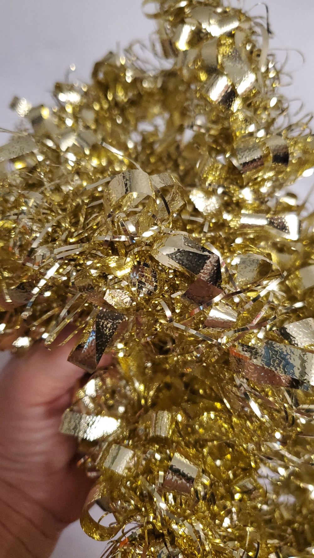Brand New Gold Christmas Tinsel Garlands - 2 Piece Set - photo 3