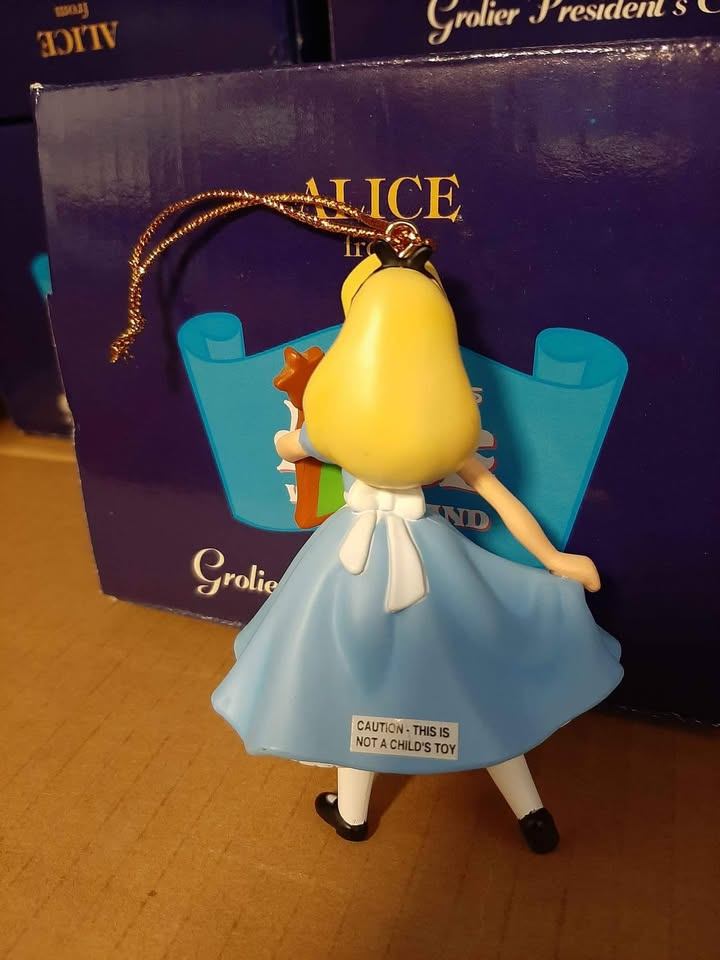 Alice in Wonderland Grolier Disney ornament - photo 3