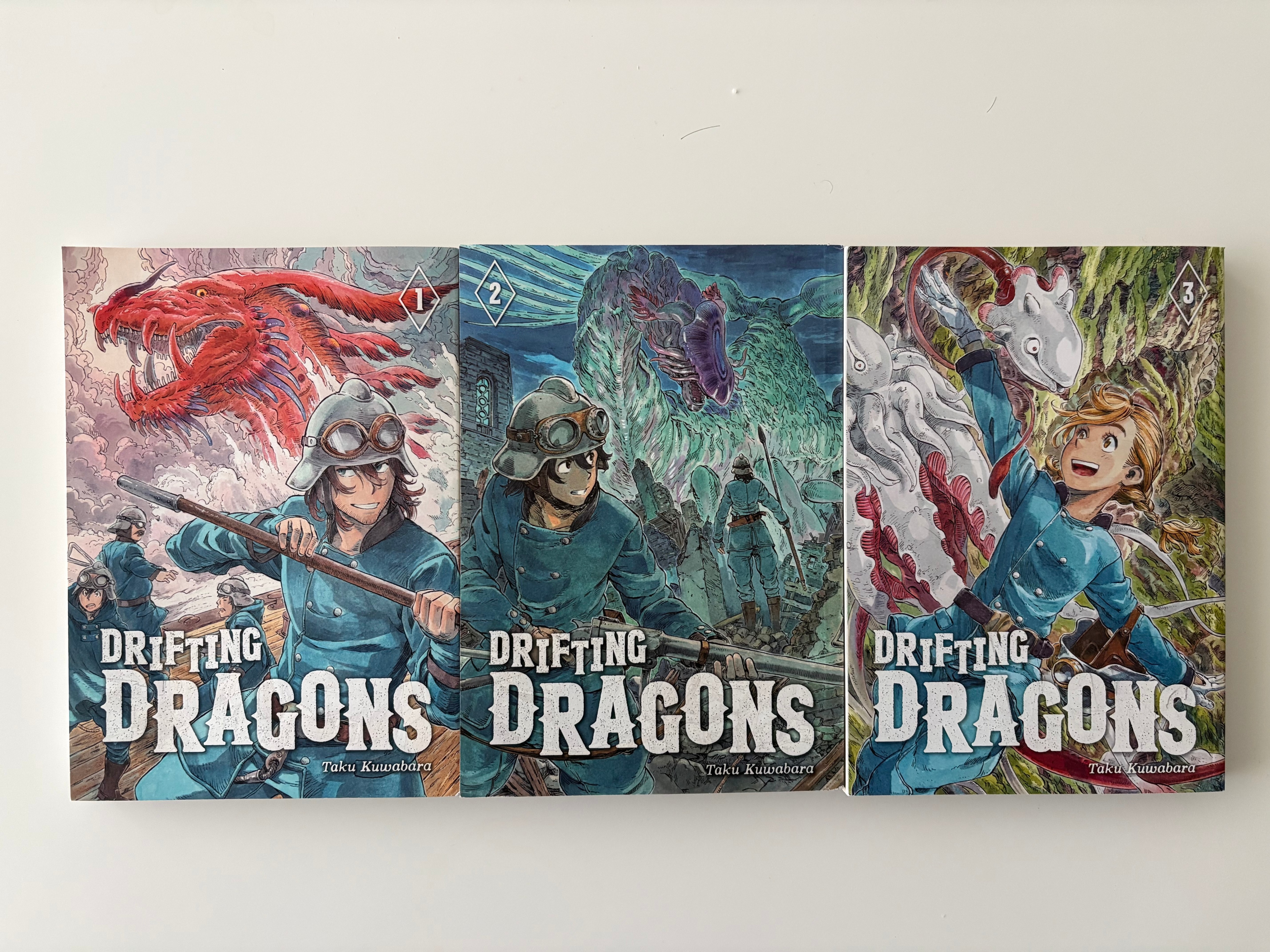 Drifting Dragons volumes 1-3