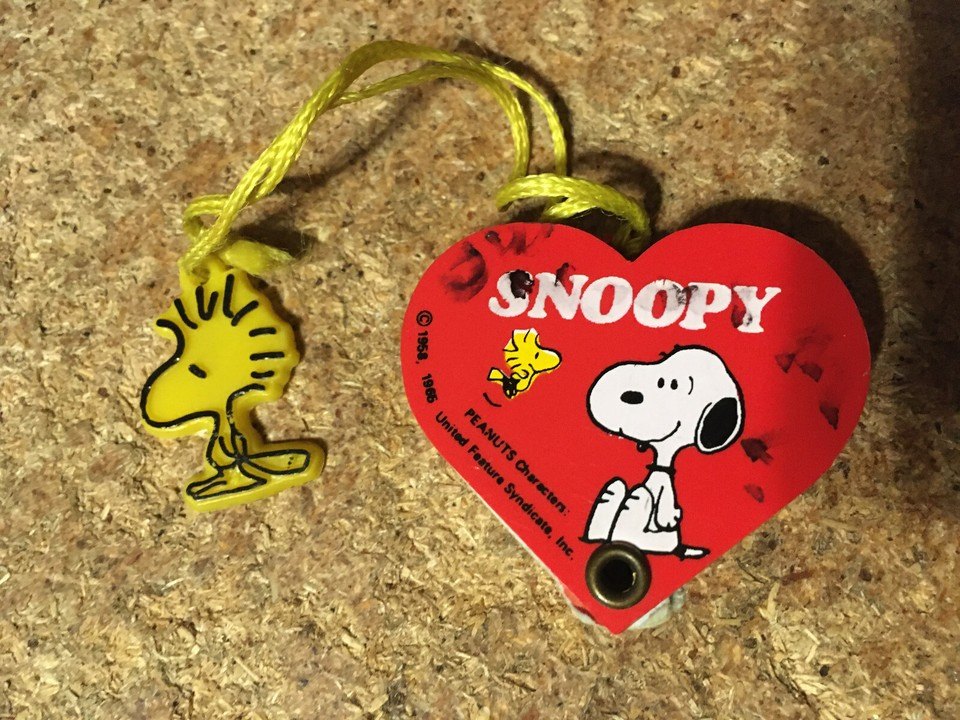 2X VINTAGE SNOOPY WOODSTOCK CHARM PEANUTS MINI POCKET PHONE BOOK - photo 5