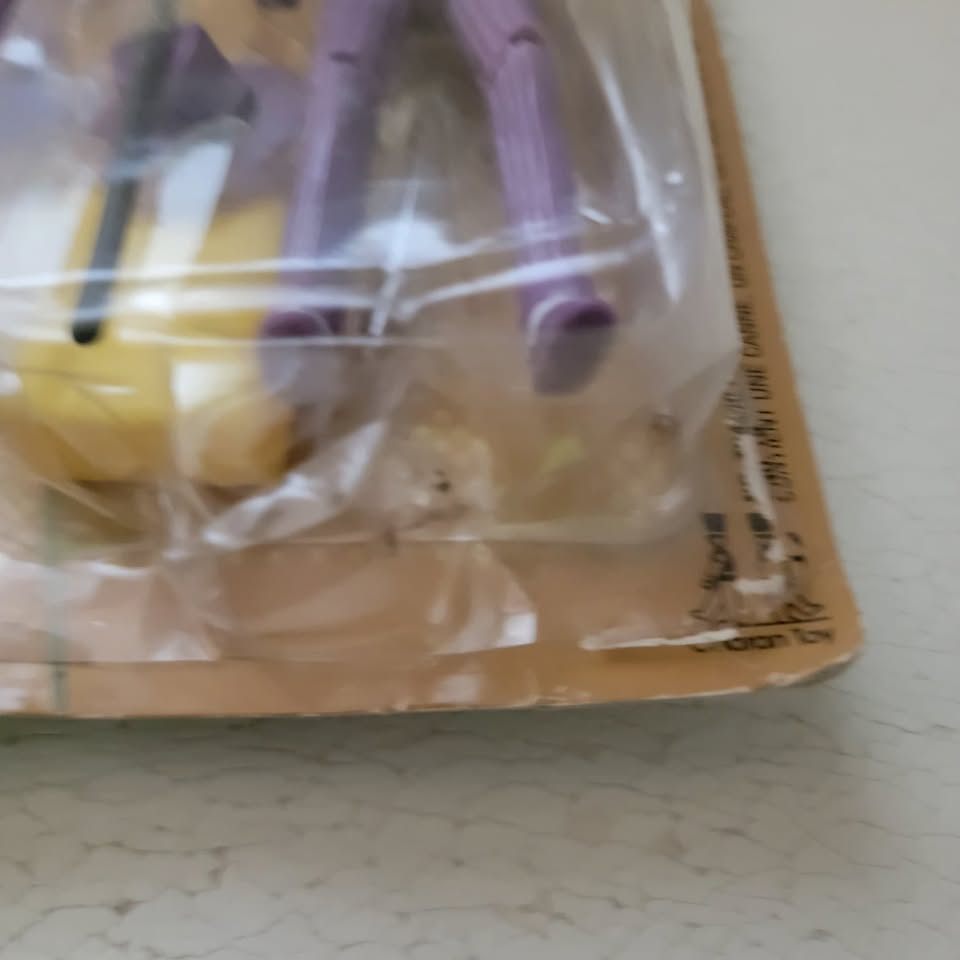 Vintage 1989 Batman Joker Action Figure Toy Biz New on Card - photo 3