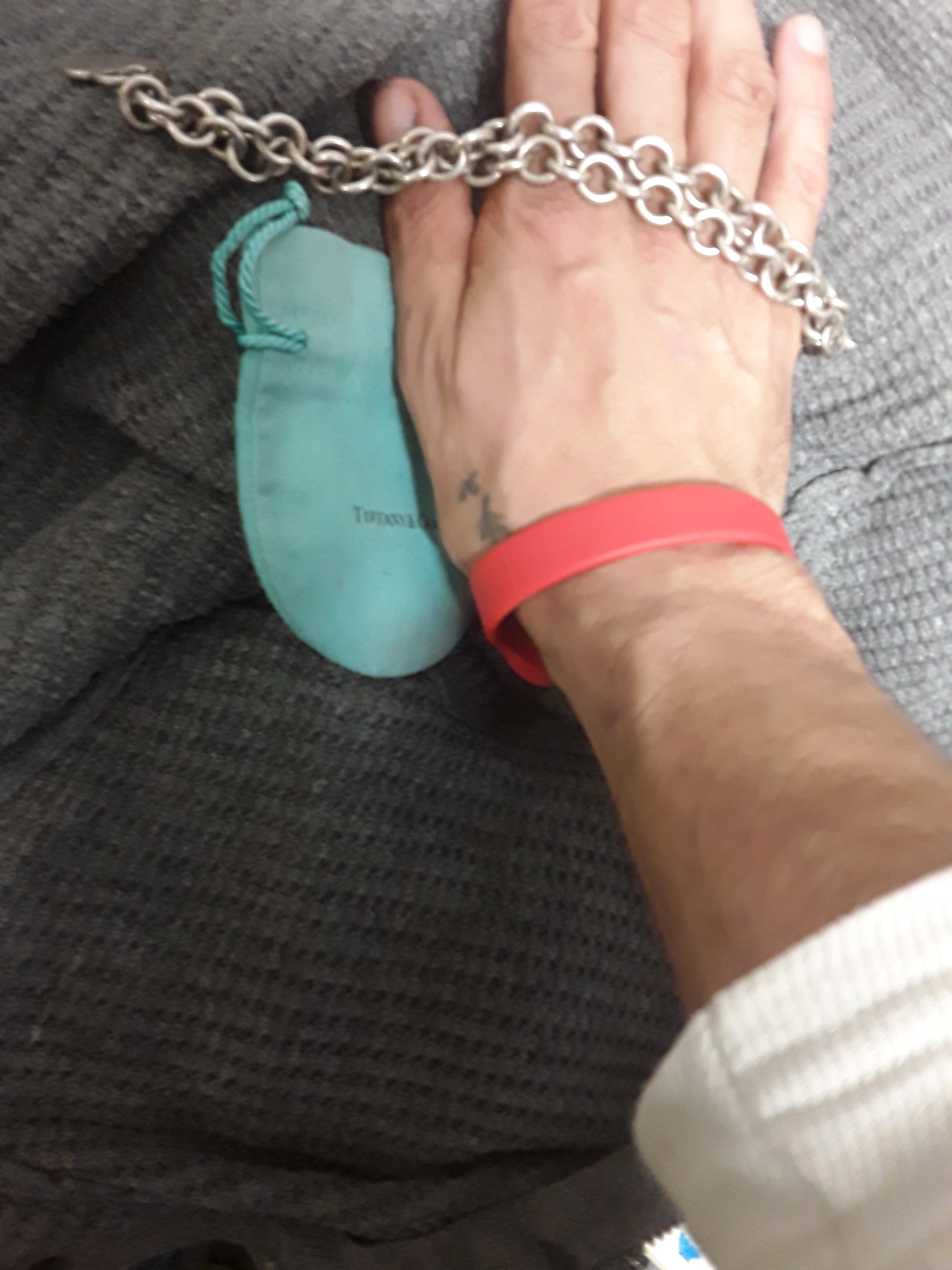 Vintage Tiffany and co neckless with tage and bage - photo 2