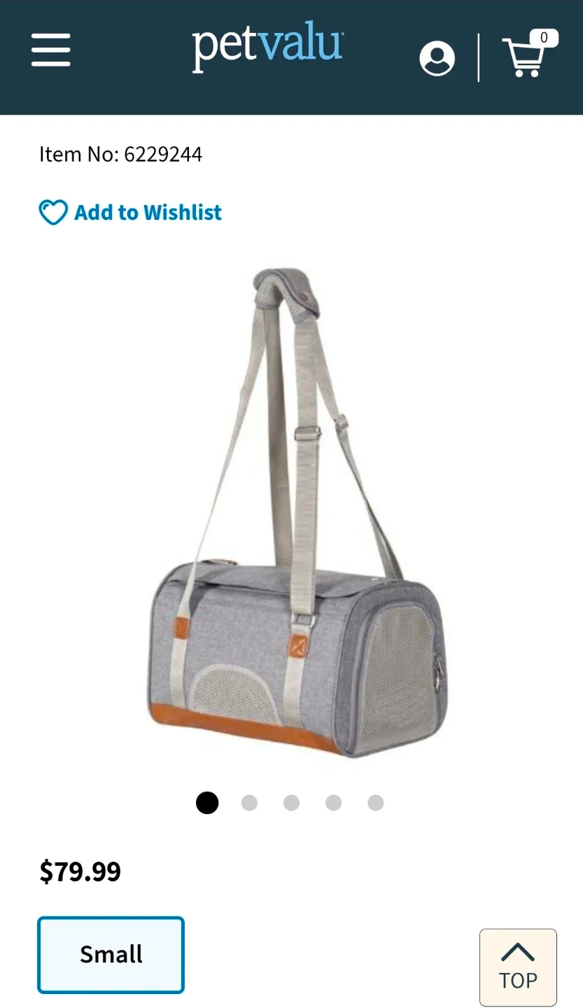 Pet Carrier Bag - Grey - photo 3